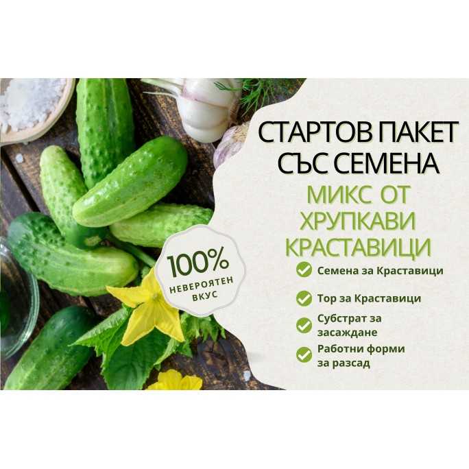 Стартов пакет за ценителите на вкусните Краставици